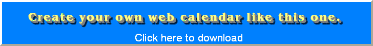 Web Cal Plus - create beautiful on-line web calendars