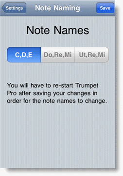 Doremi for Trumpet iPhone App