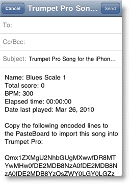 Share your songs with Trumpet iPhone App